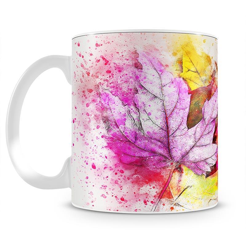 Coloured Leaves Mug - Canvas Art Rocks - 2
