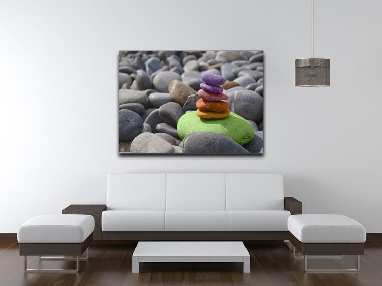 Colored Rock Stones Print - Canvas Art Rocks - 4