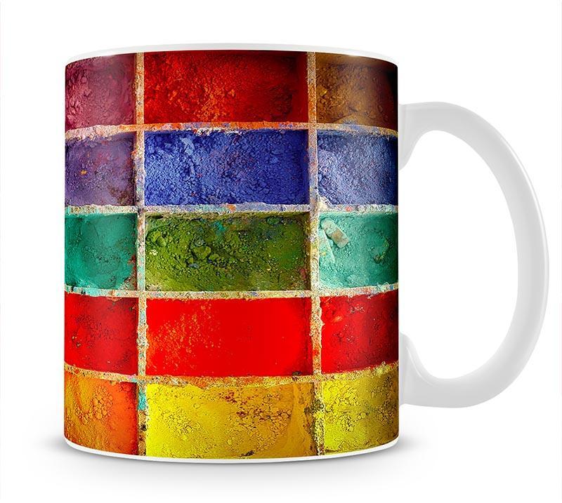 Coloured Squares Mug - Canvas Art Rocks - 1