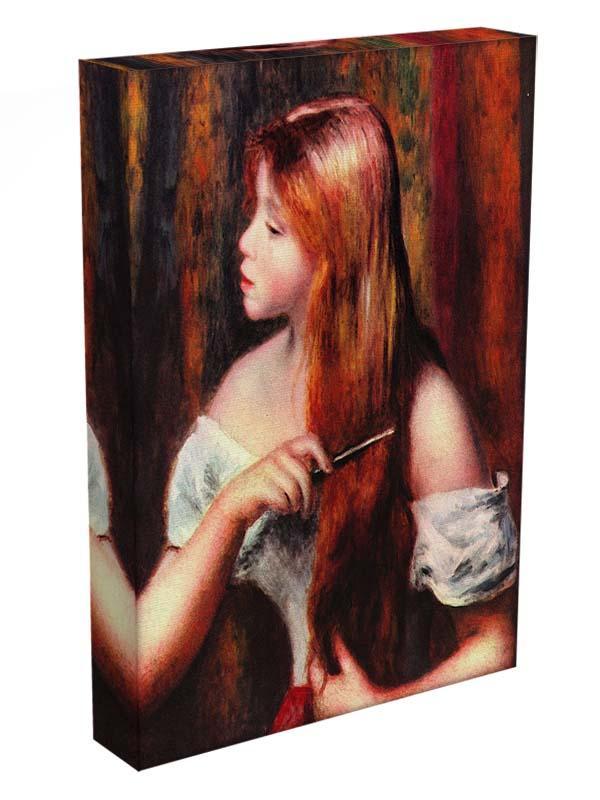 Combing girl by Renoir Canvas Print or Poster - Canvas Art Rocks - 3