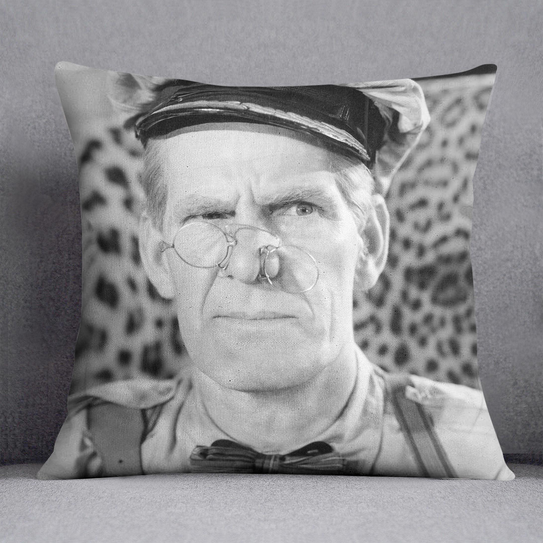 Comedian Will Hay Cushion - Canvas Art Rocks - 1