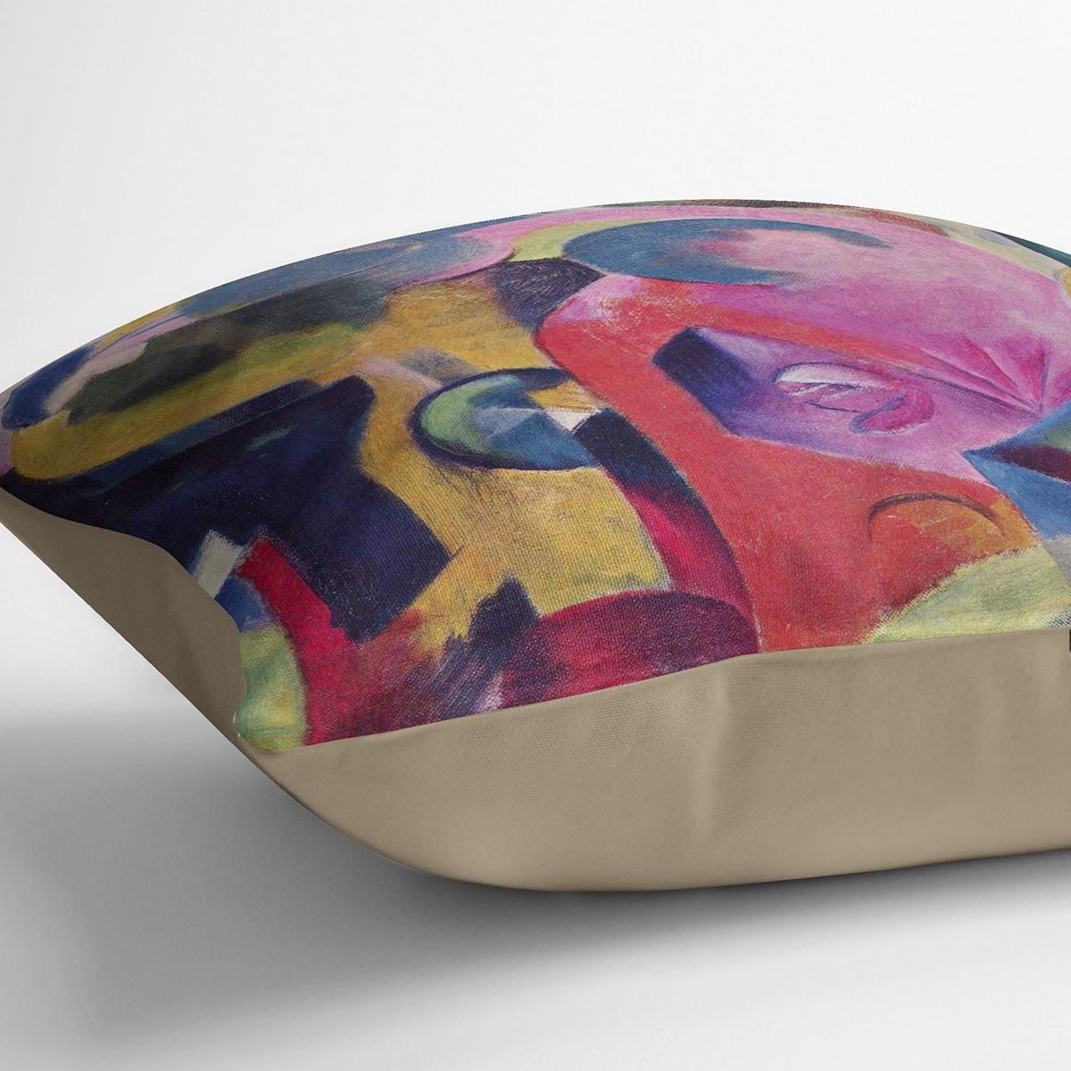 Composition III by Franz Marc Throw Pillow