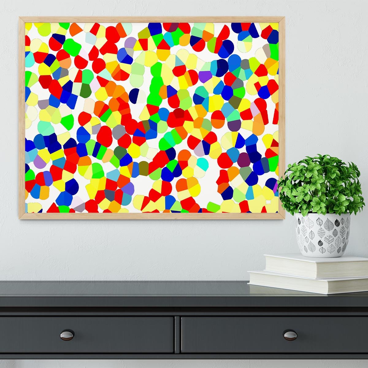 Confetti Framed Print - Canvas Art Rocks - 4
