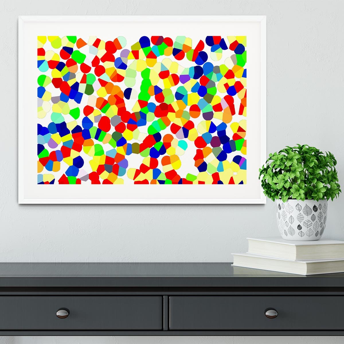 Confetti Framed Print - Canvas Art Rocks - 5