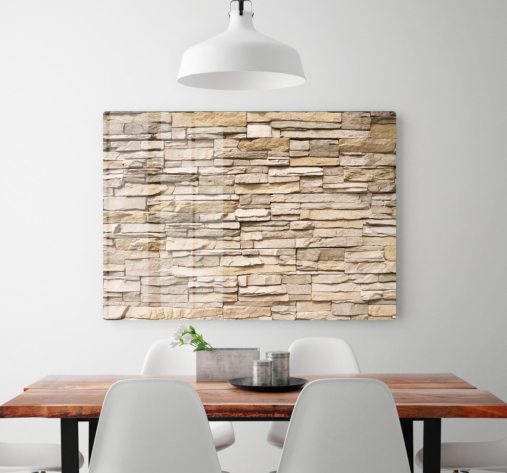 Contemporary stacked stone HD Metal Print - Canvas Art Rocks - 2