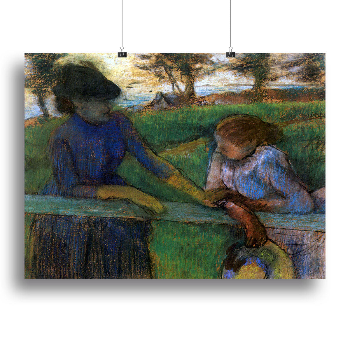 Conversation by Degas Canvas Print or Poster - Canvas Art Rocks - 2