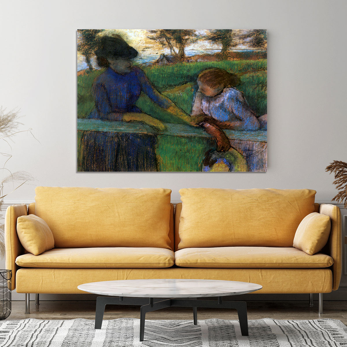 Conversation by Degas Canvas Print or Poster - Canvas Art Rocks - 4