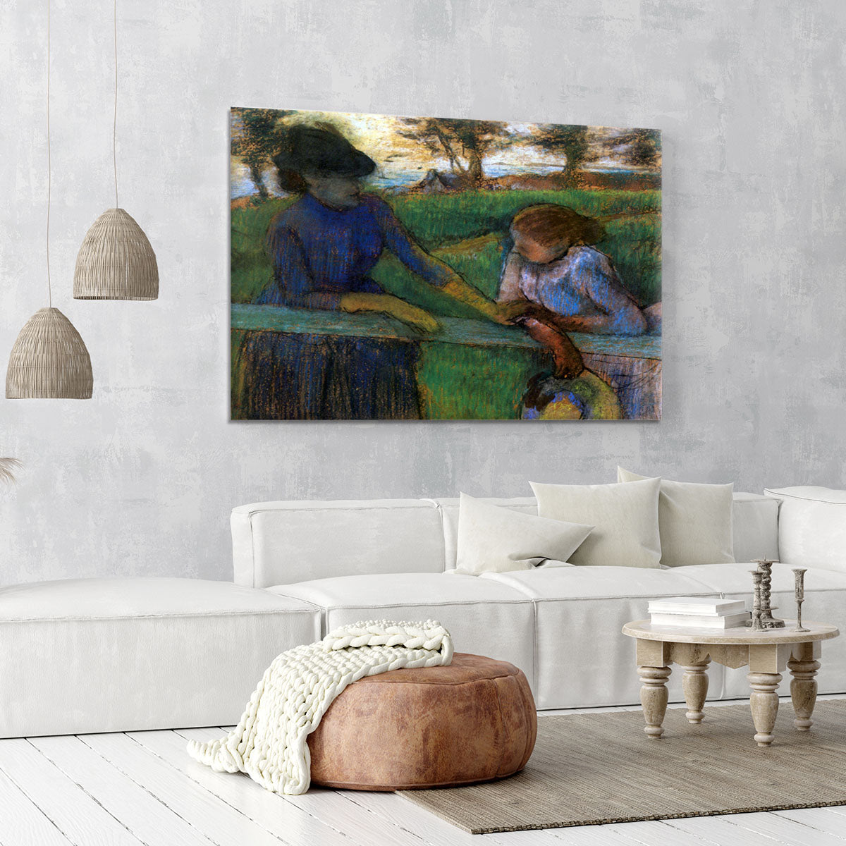 Conversation by Degas Canvas Print or Poster - Canvas Art Rocks - 6