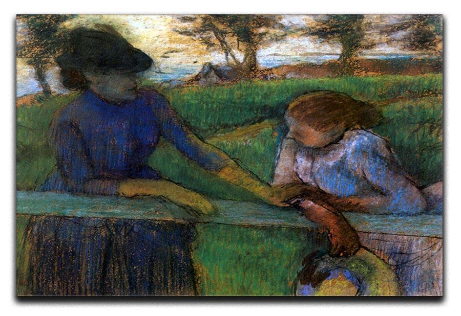 Conversation by Degas Canvas Print or Poster - Canvas Art Rocks - 1