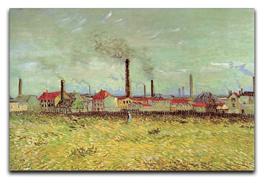 Corner of Voyer d Argenson Park at Asnieres 2 by Van Gogh Canvas Print & Poster  - Canvas Art Rocks - 1