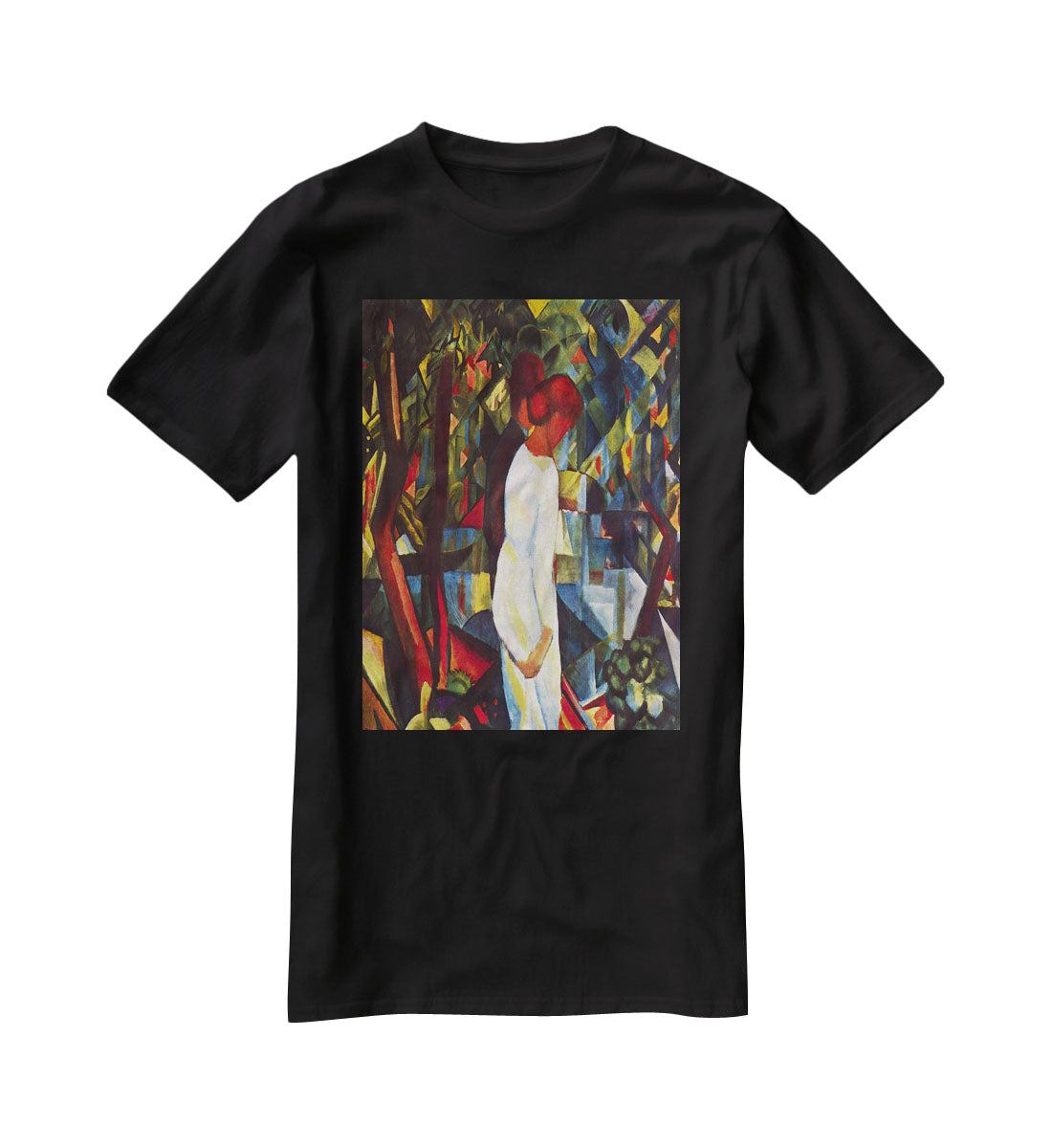 Couple in the forest by Macke T-Shirt - Canvas Art Rocks - 1