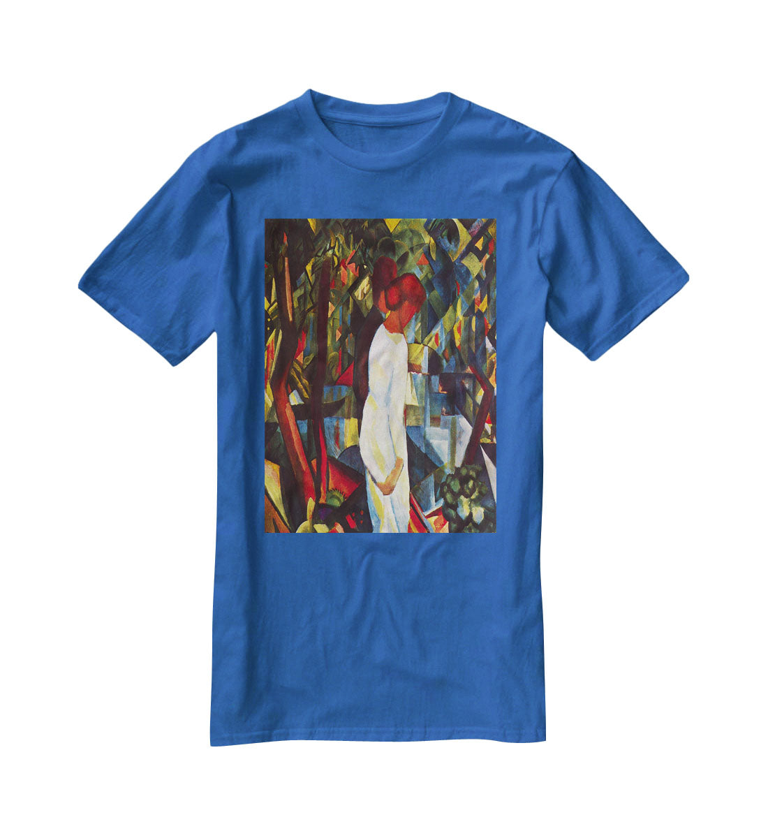 Couple in the forest by Macke T-Shirt - Canvas Art Rocks - 2
