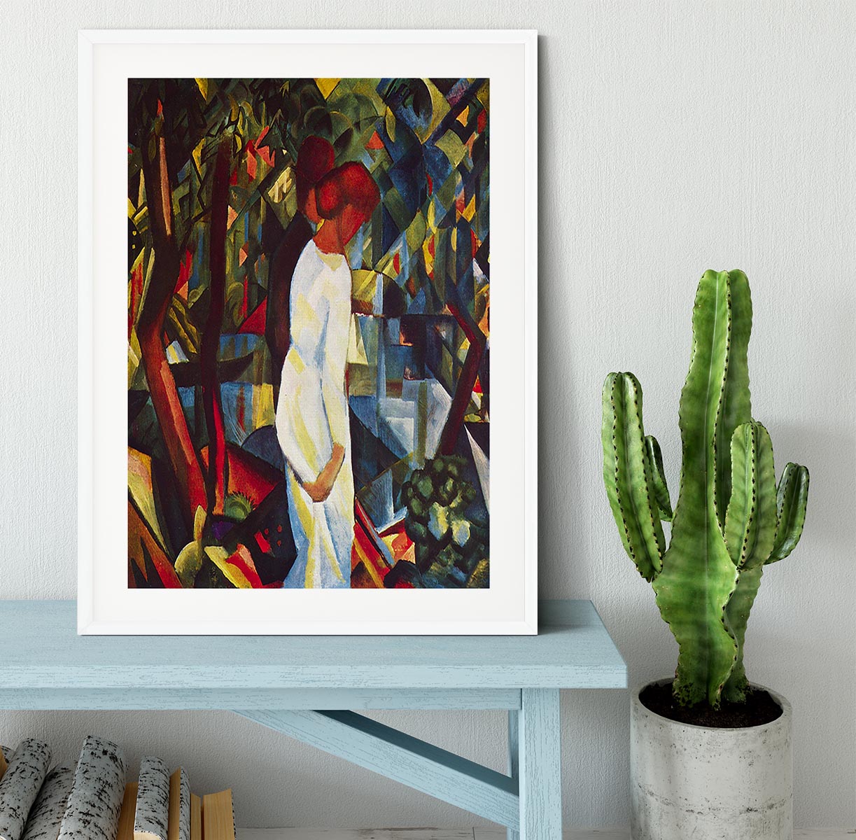 Couple in the forest by Macke Framed Print - Canvas Art Rocks - 5