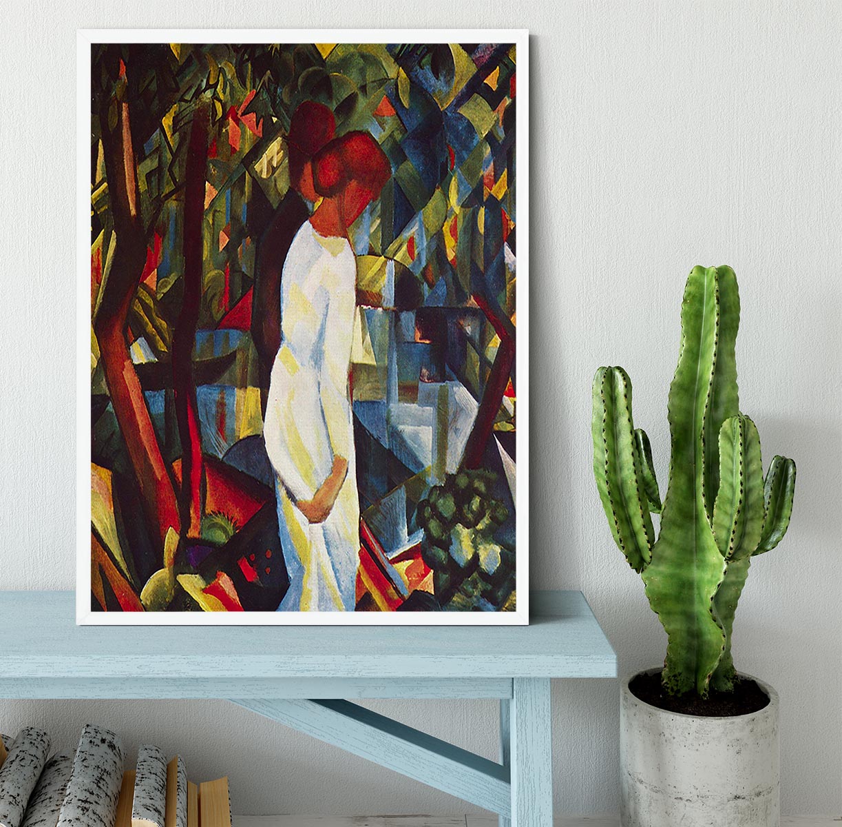 Couple in the forest by Macke Framed Print - Canvas Art Rocks -6