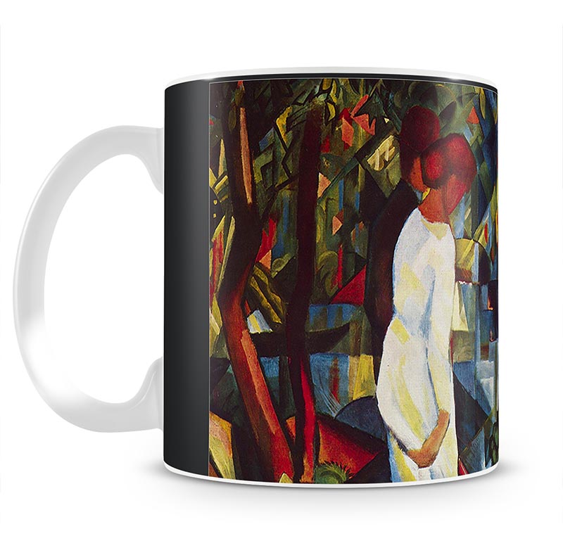 Couple in the forest by Macke Mug - Canvas Art Rocks - 1