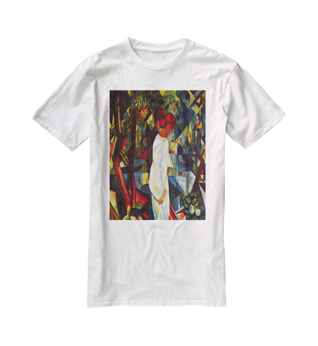 Couple in the forest by Macke T-Shirt - Canvas Art Rocks - 5
