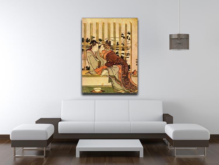 Couples by Hokusai Canvas Print or Poster - Canvas Art Rocks - 4