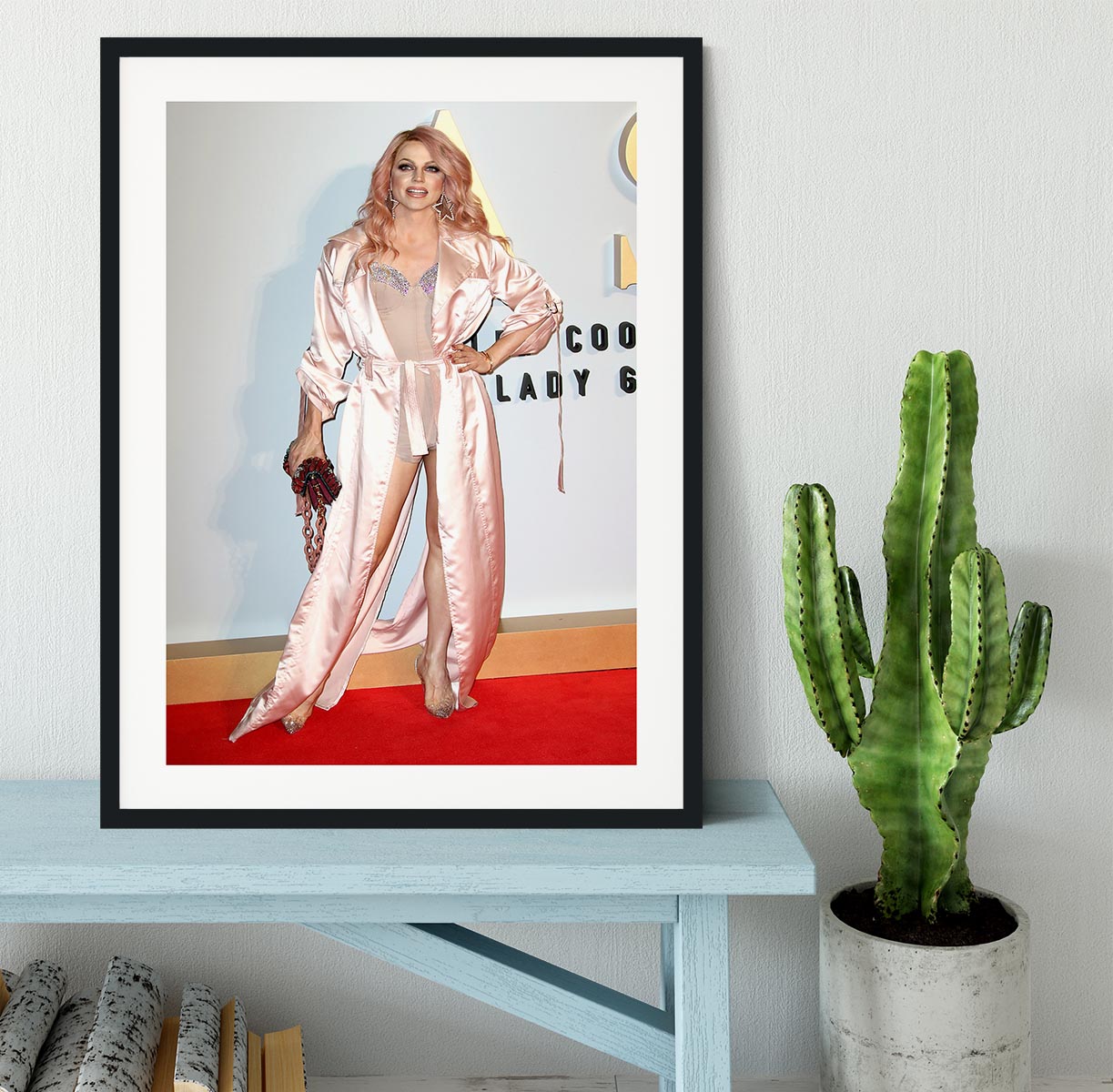 Courtney Act Framed Print - Canvas Art Rocks - 1