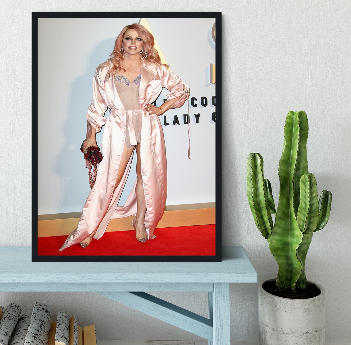 Courtney Act Framed Print - Canvas Art Rocks - 2