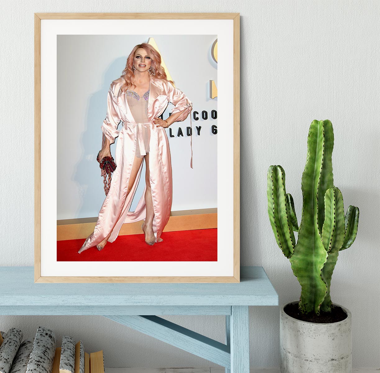 Courtney Act Framed Print - Canvas Art Rocks - 3