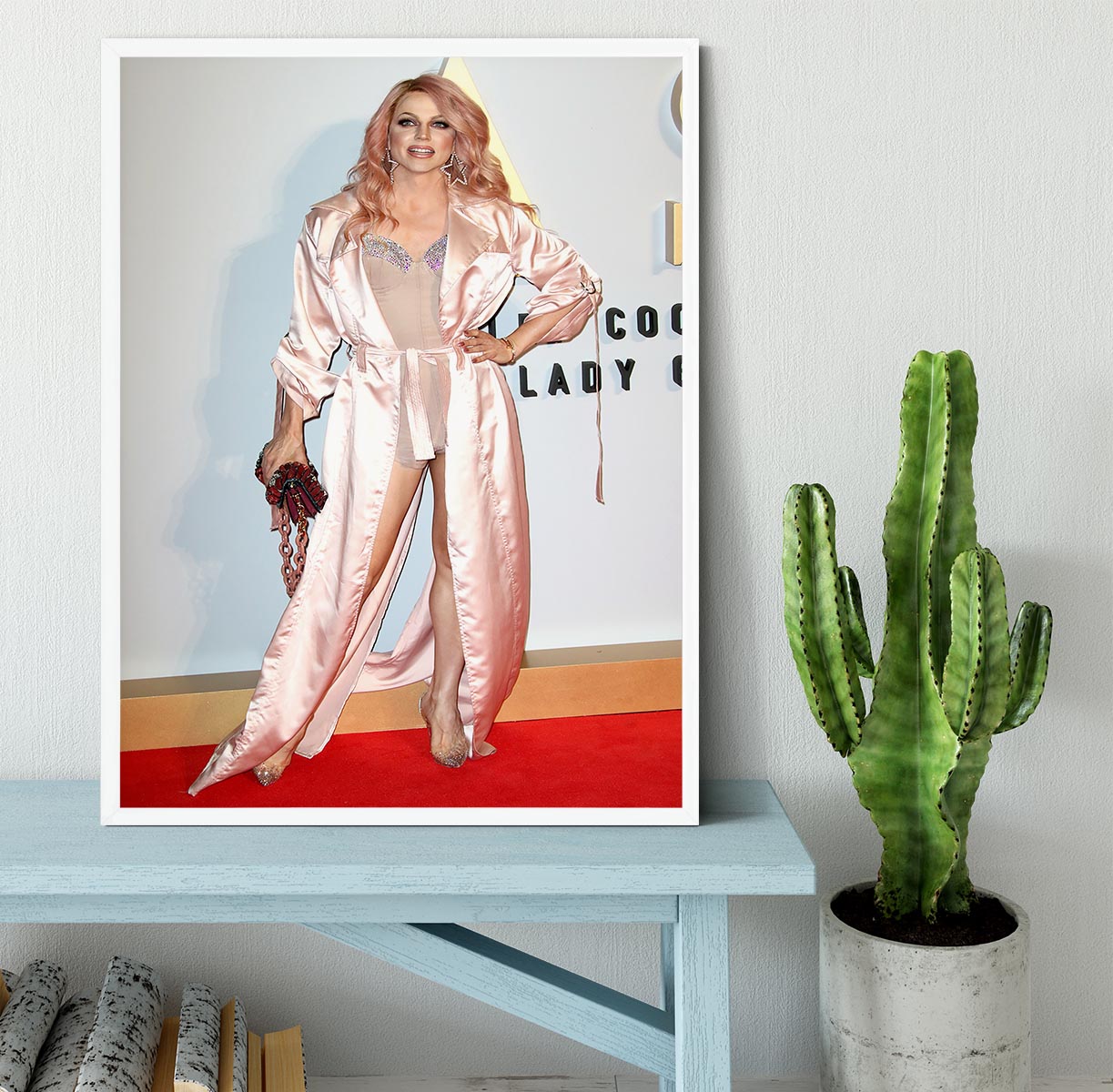 Courtney Act Framed Print - Canvas Art Rocks -6