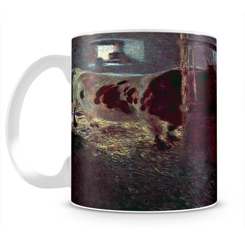 Cows in Stall by Klimt Mug - Canvas Art Rocks - 2