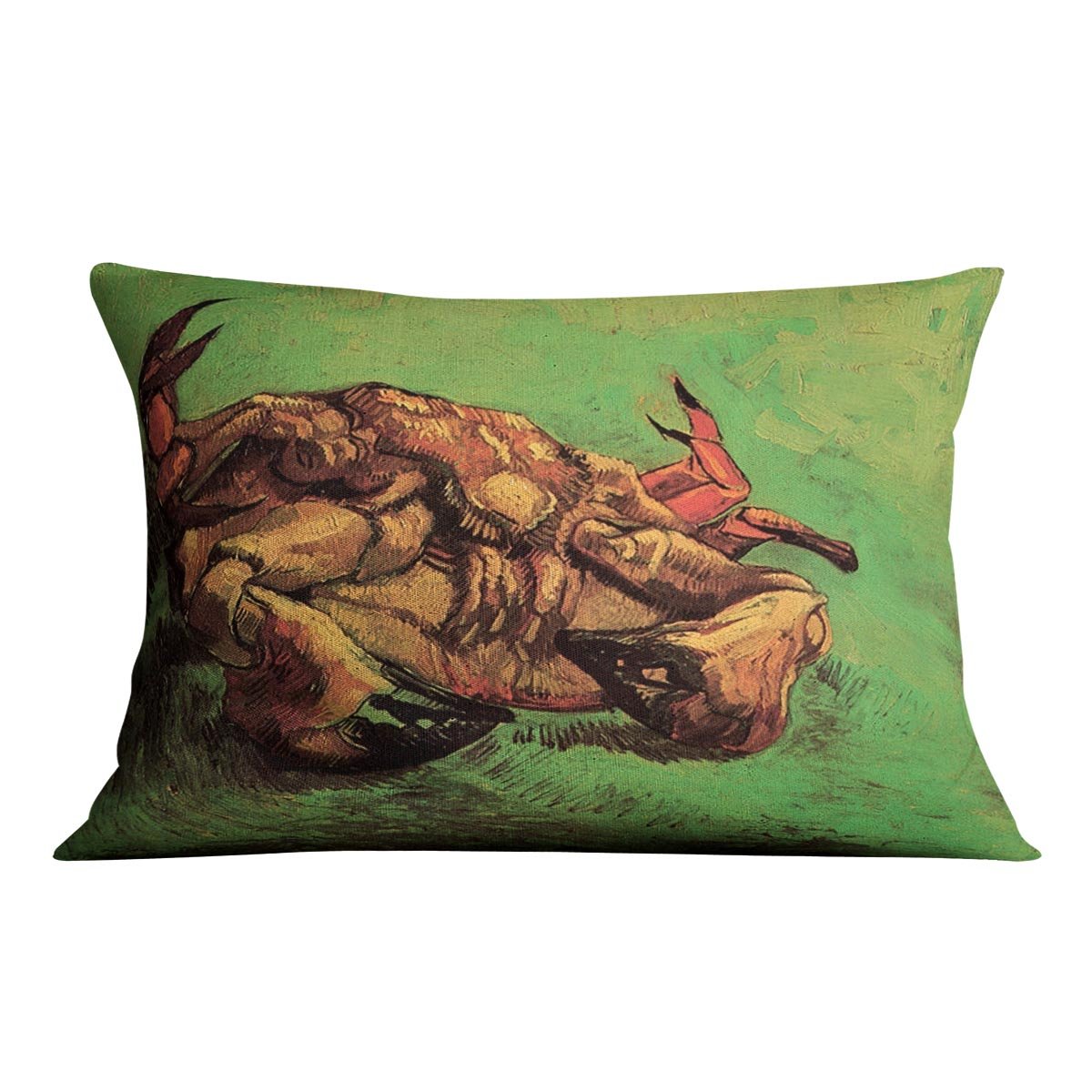 Crab on Its Back by Van Gogh Throw Pillow