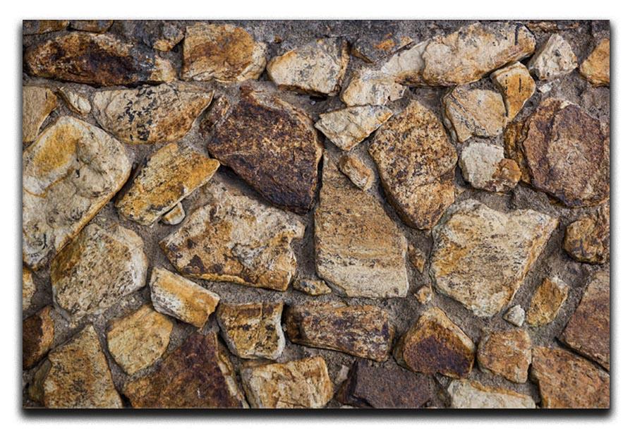 Cracked brick wall background Canvas Print or Poster - Canvas Art Rocks - 1