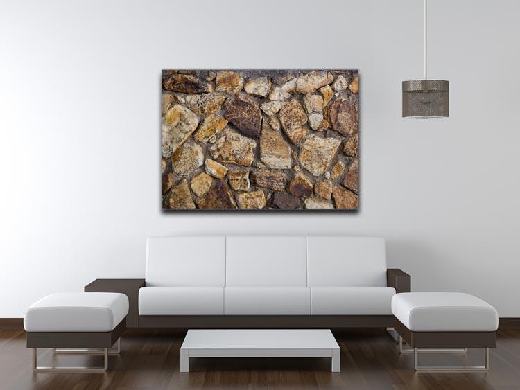 Cracked brick wall background Canvas Print or Poster - Canvas Art Rocks - 4