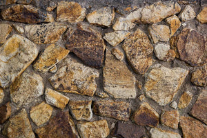 Cracked brick wall background Wall Mural Wallpaper - Canvas Art Rocks - 1