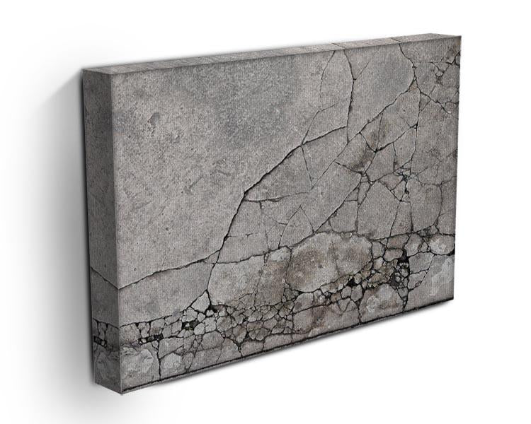 Cracked concrete Canvas Print or Poster - Canvas Art Rocks - 3