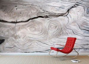 Cracks and structures in wood Wall Mural Wallpaper - Canvas Art Rocks - 2