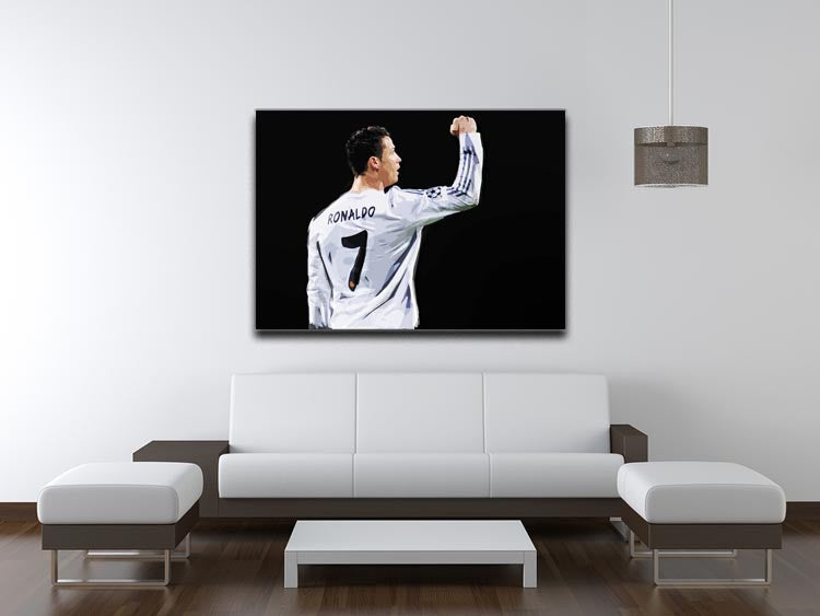 Cristiano Ronaldo Print - Canvas Art Rocks - 4