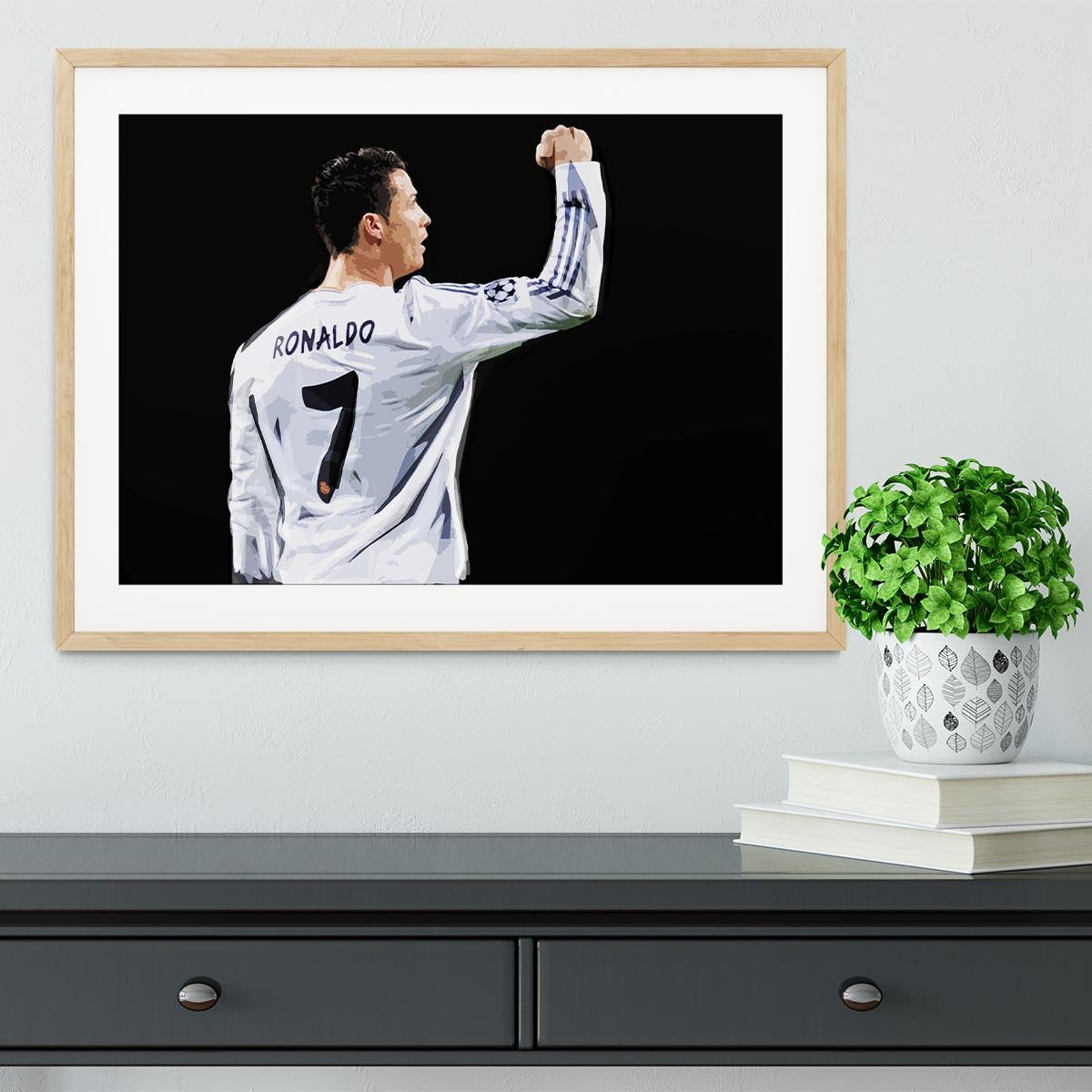 Cristiano Ronaldo Framed Print - Canvas Art Rocks - 3
