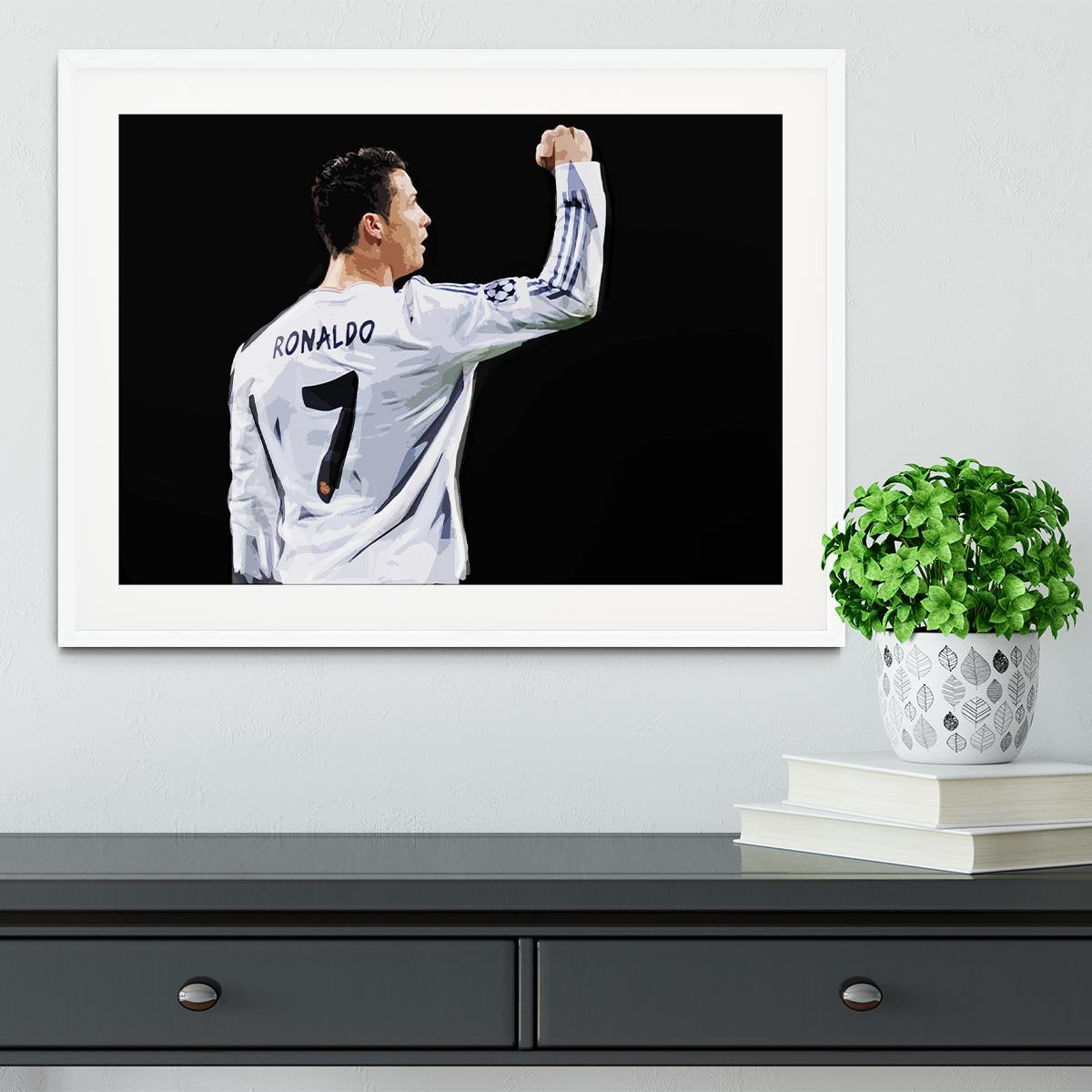 Cristiano Ronaldo Framed Print - Canvas Art Rocks - 5