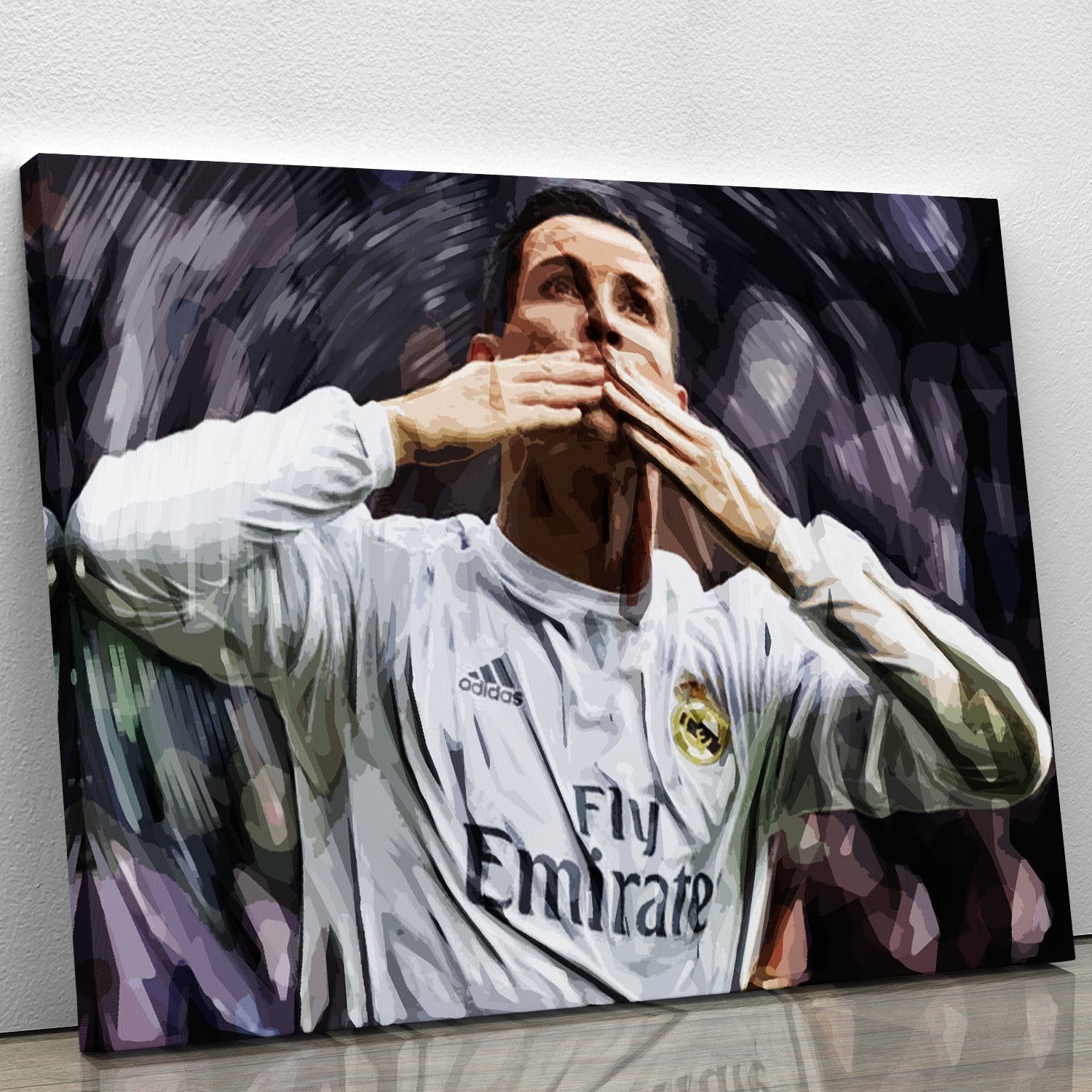 Cristiano Ronaldo Kiss Canvas Print or Poster