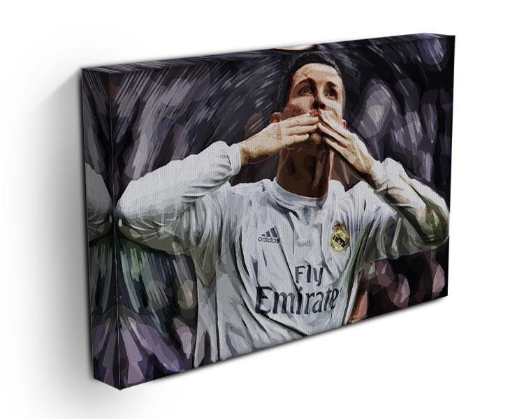Cristiano Ronaldo Kiss Canvas Print or Poster - Canvas Art Rocks - 3