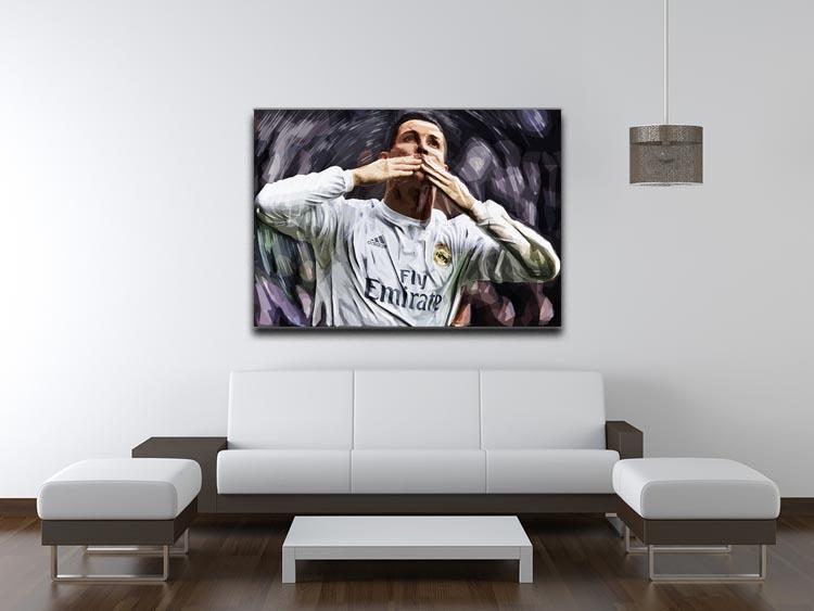 Cristiano Ronaldo Kiss Canvas Print or Poster - Canvas Art Rocks - 4