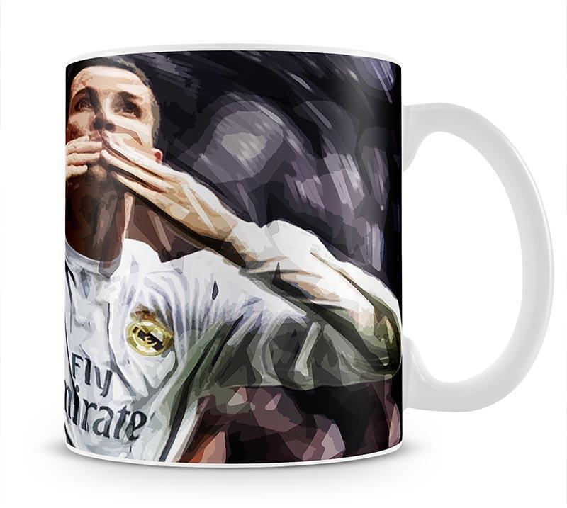 Cristiano Ronaldo Kiss Mug - Canvas Art Rocks - 1