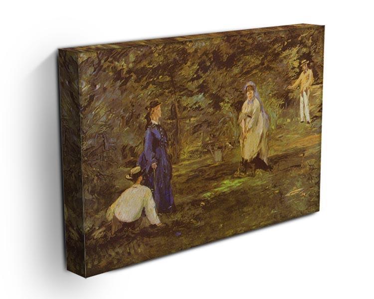 Croquet Party by Manet Canvas Print or Poster - Canvas Art Rocks - 3