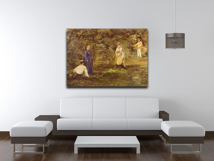 Croquet Party by Manet Canvas Print or Poster - Canvas Art Rocks - 4