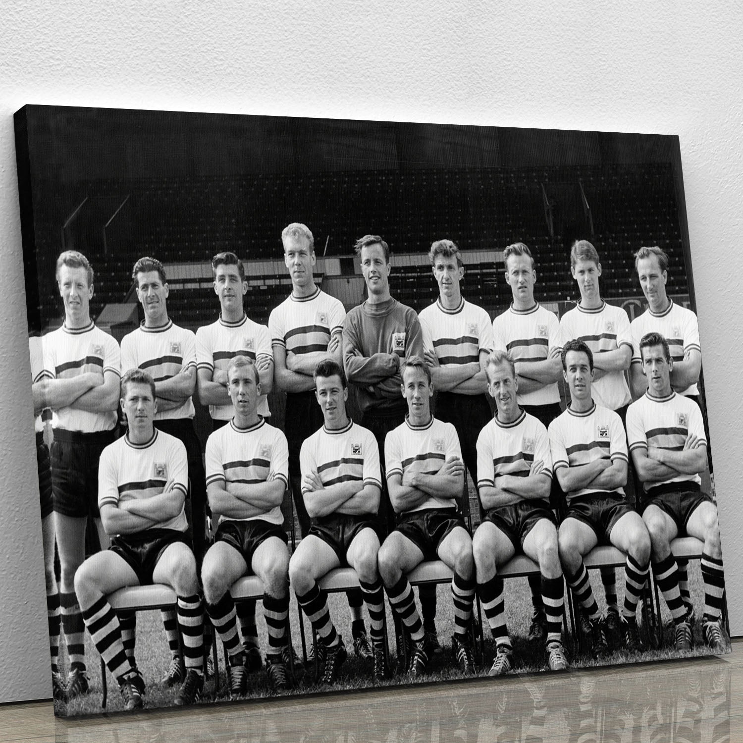 Crystal Palace Football Club Team Photo 1961 Canvas Print or Poster - Canvas Art Rocks - 1