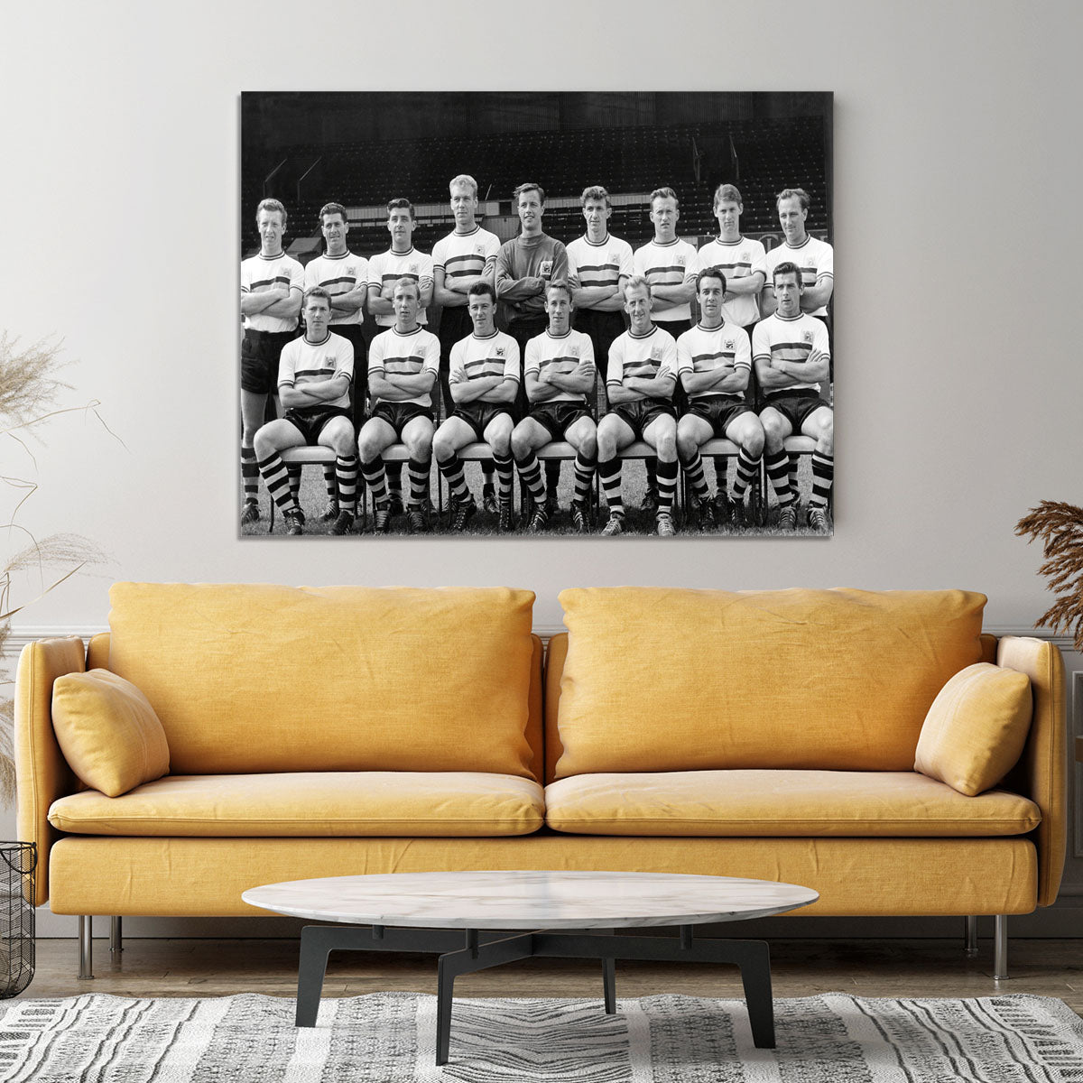 Crystal Palace Football Club Team Photo 1961 Canvas Print or Poster - Canvas Art Rocks - 4