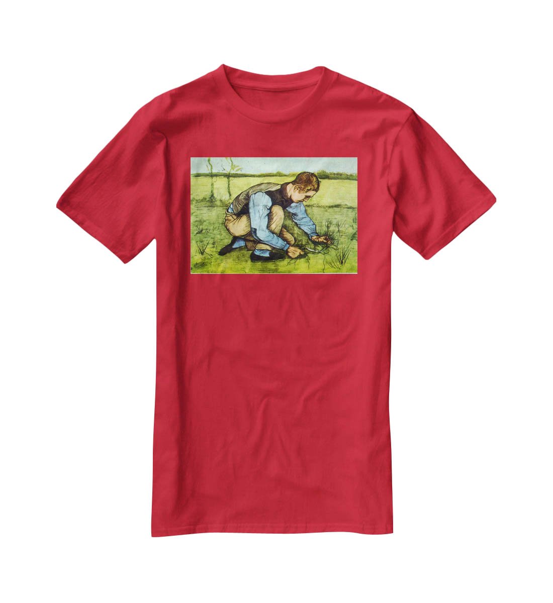 Cutting Grass T-Shirt - Canvas Art Rocks - 4