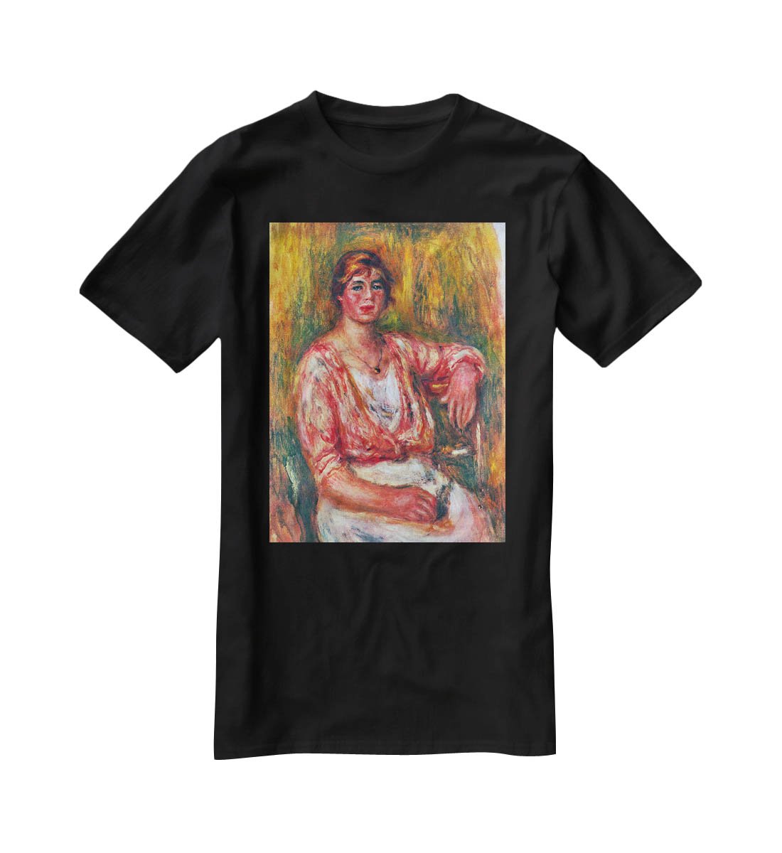 Dairymaid by Renoir T-Shirt - Canvas Art Rocks - 1