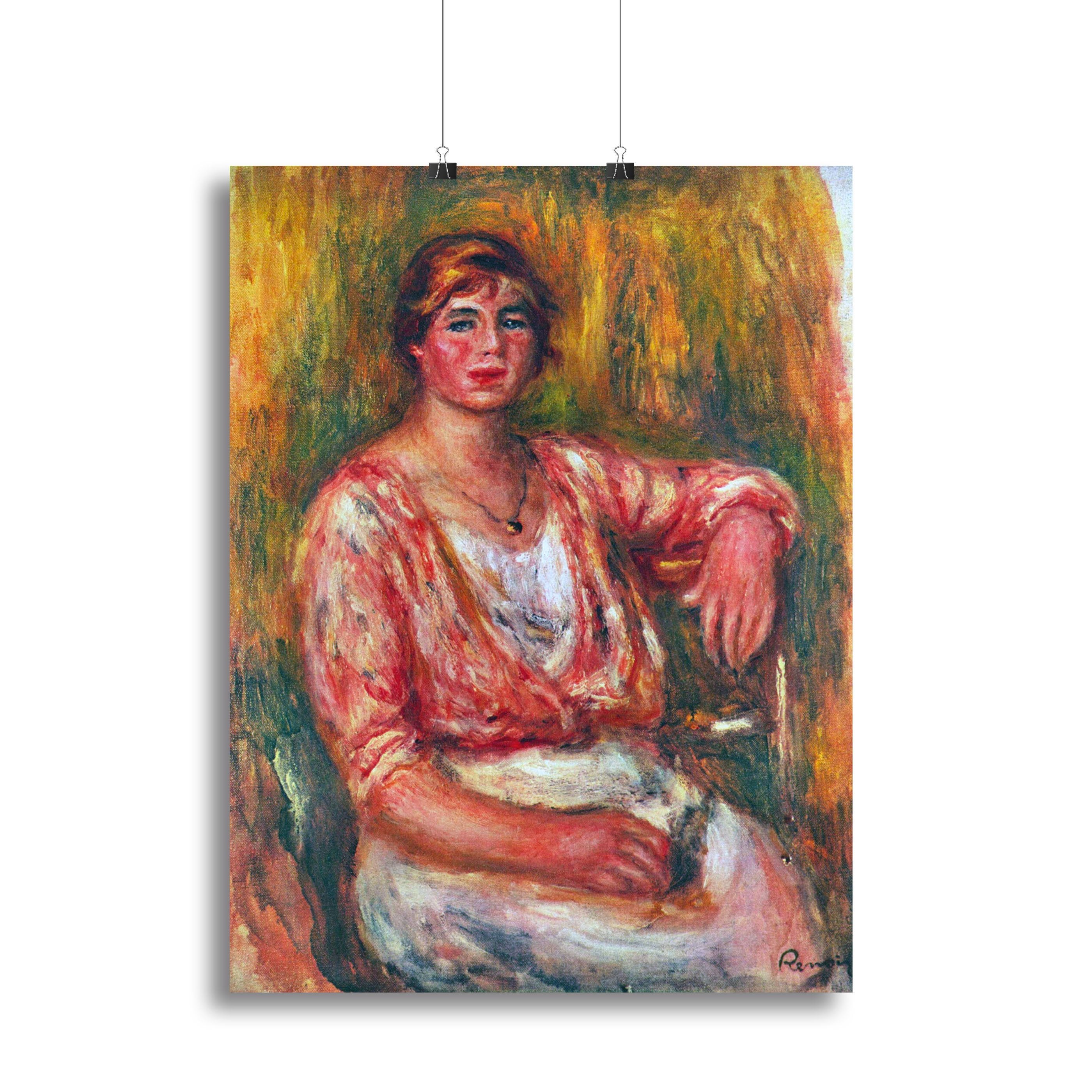 Dairymaid by Renoir Canvas Print or Poster