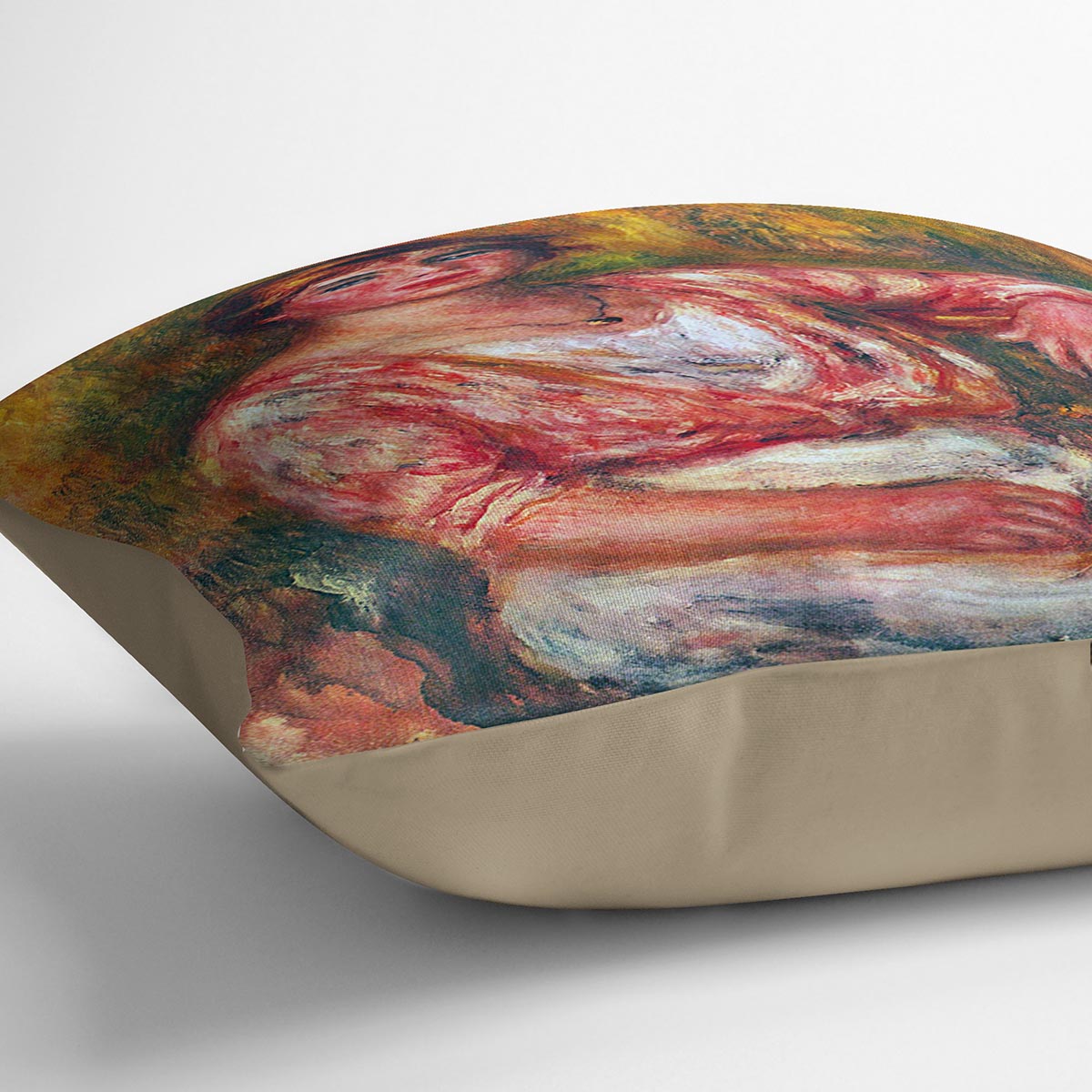 Dairymaid by Renoir Cushion