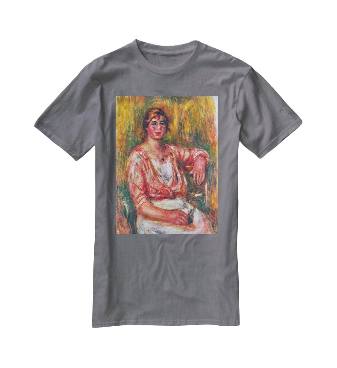 Dairymaid by Renoir T-Shirt - Canvas Art Rocks - 3