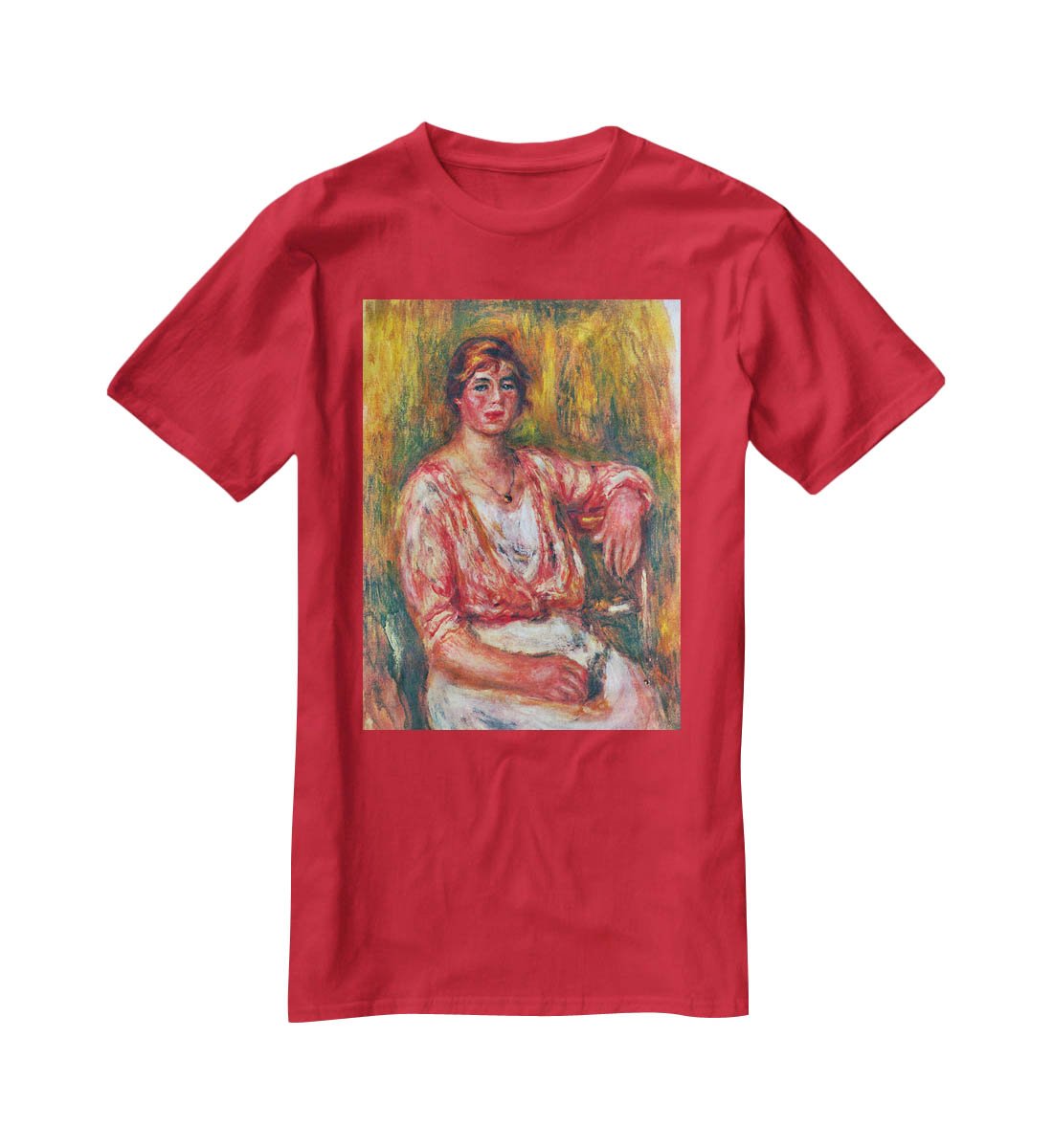 Dairymaid by Renoir T-Shirt - Canvas Art Rocks - 4