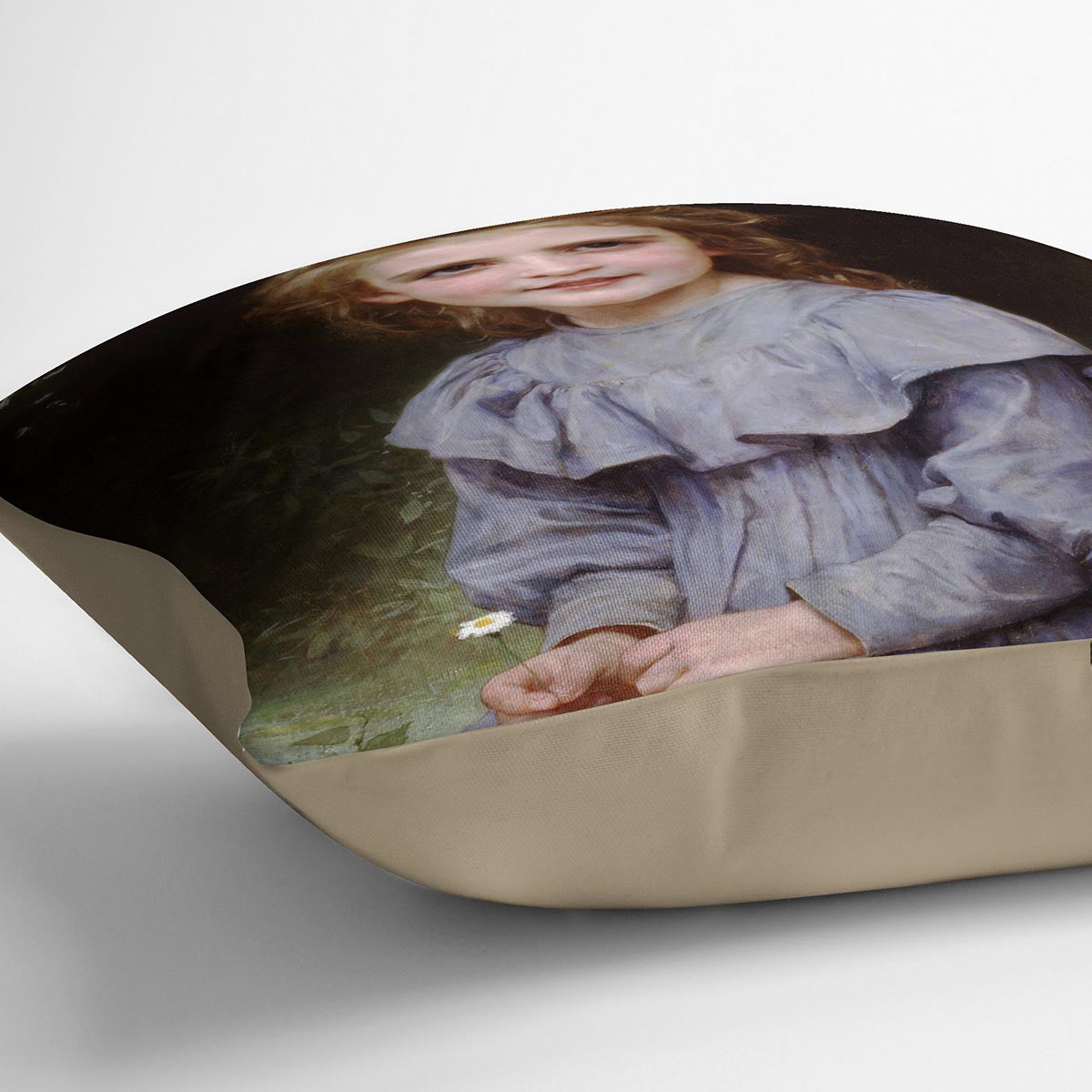 Daisies By Bouguereau Cushion